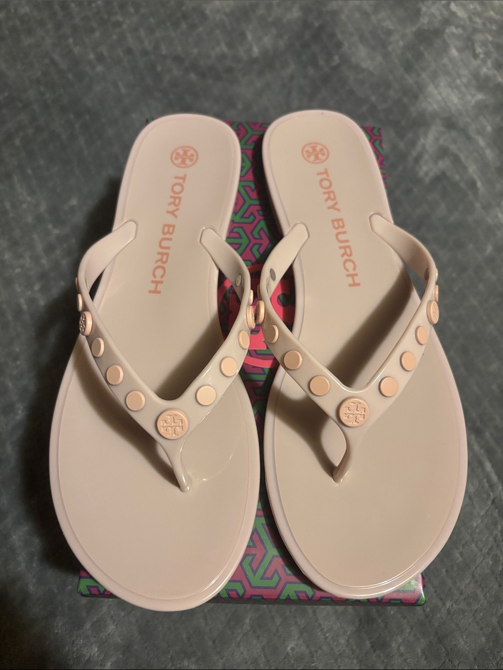 Tory Burch Studded Jelly Sandal